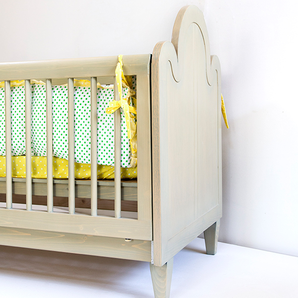 Periwinkle convertible cot 2